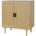 Natural Rattan Sideboard Storage Cabinet