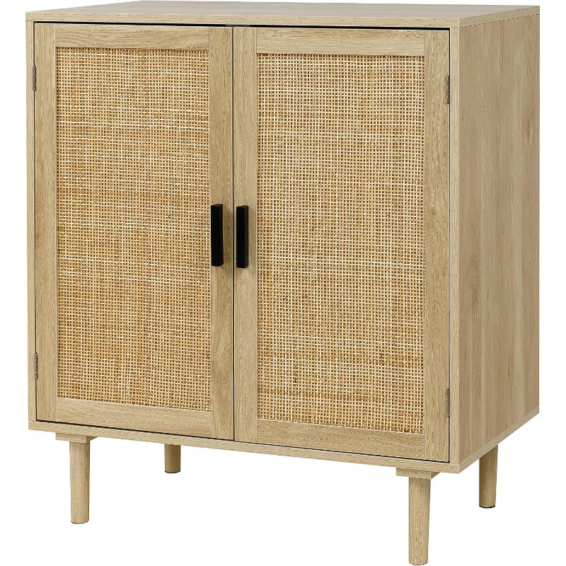 Natural Rattan Sideboard Storage Cabinet