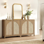 Rattan Sideboard 2 Arch Doors Storage