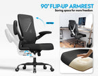 330LBS Mesh Ergonomic Office Chair 3D Lumbar Swivel