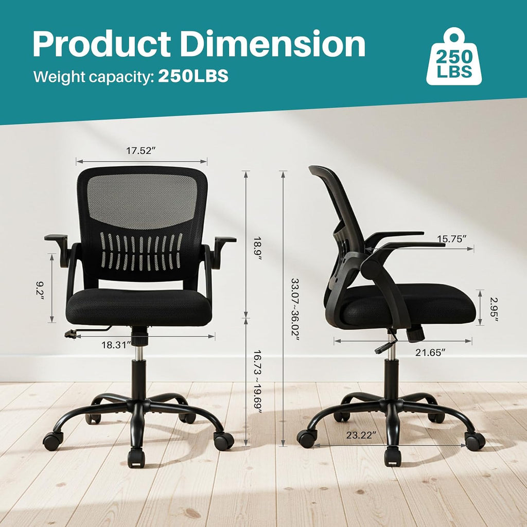 Mid-Back Ergonomic Office Chair