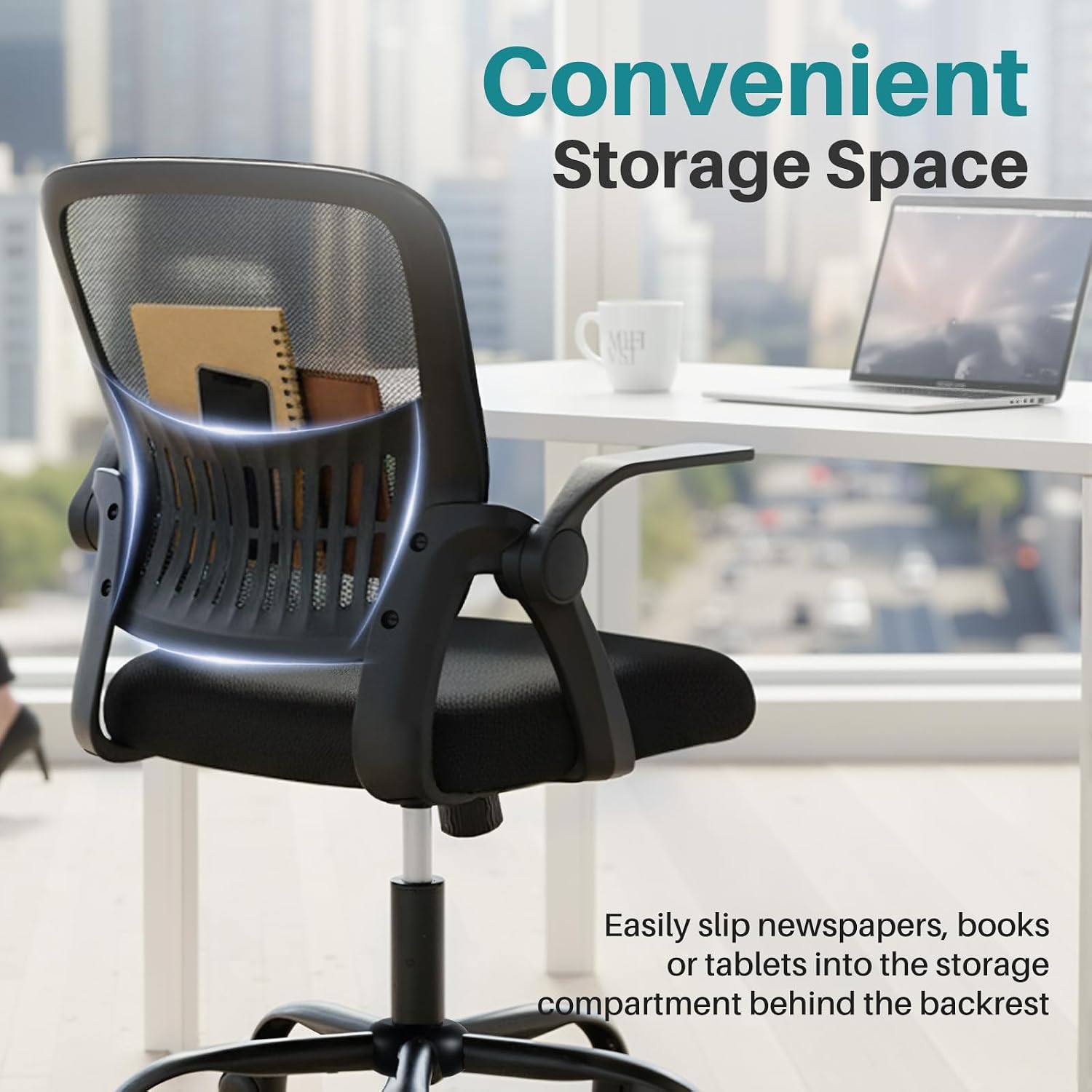Mid-Back Ergonomic Office Chair