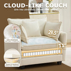 42" Cloud Modular Single Accent Chair