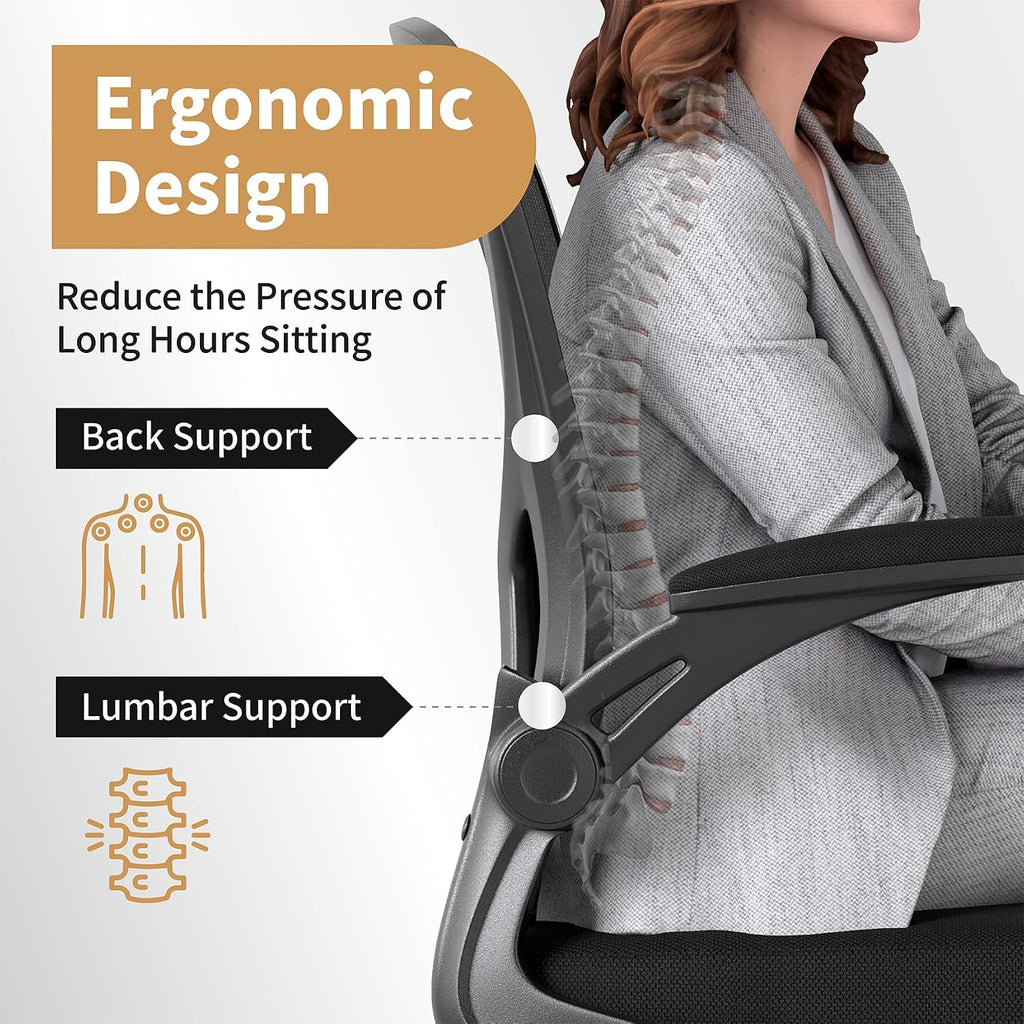 Adjustable Mesh Office Chair Black