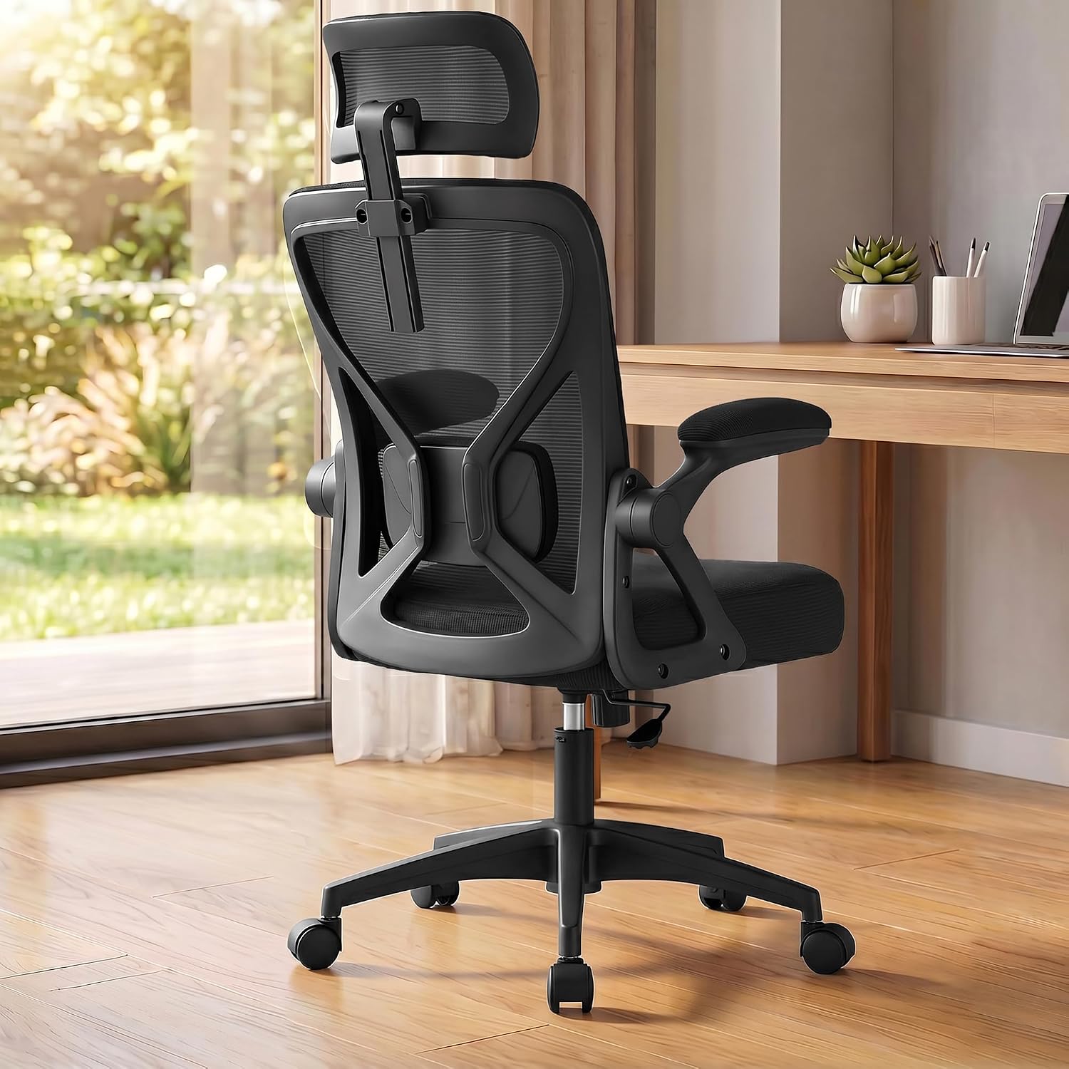 Mesh Office Chair Adjustable Lumbar Support