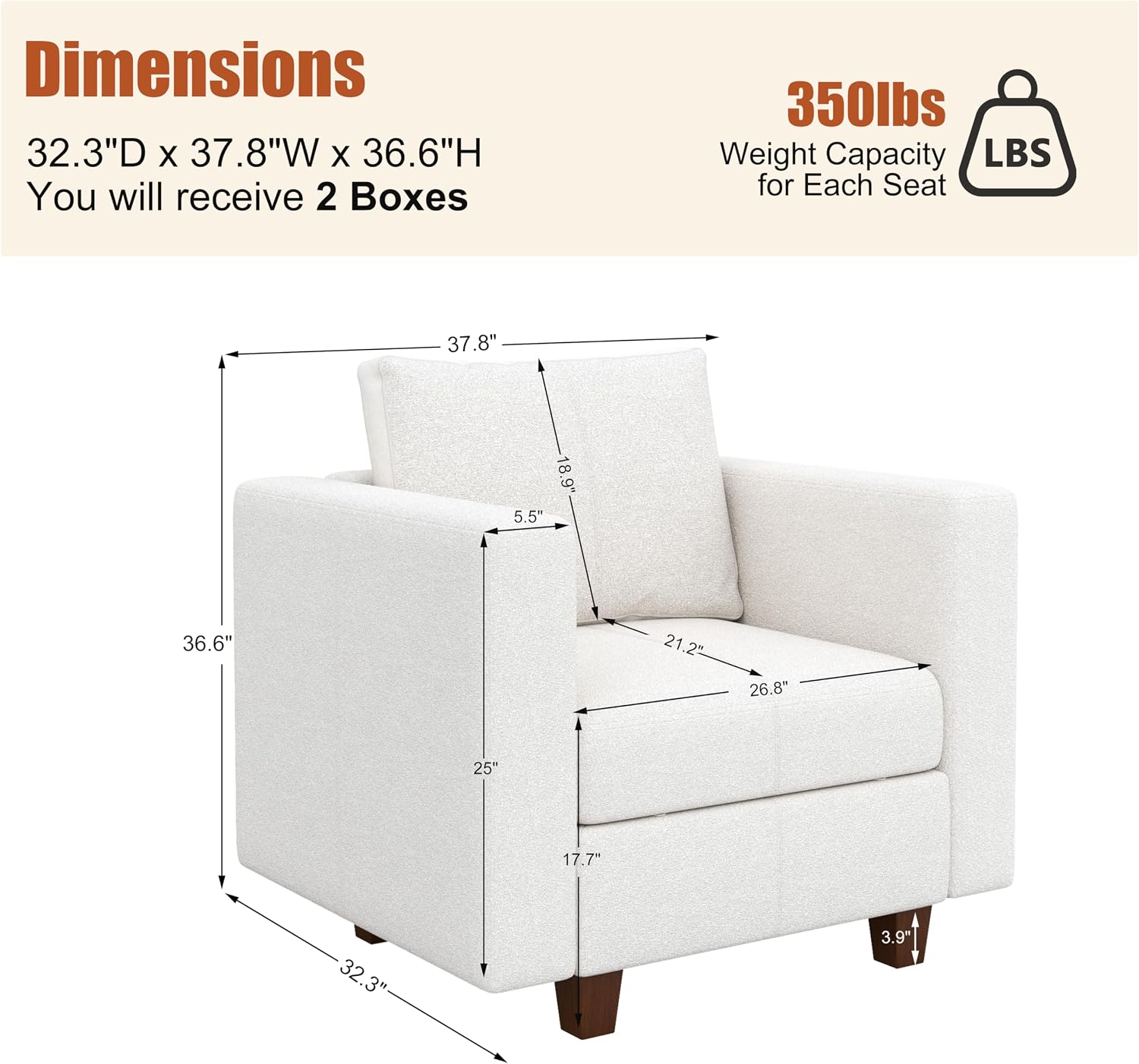Modular Sectional Sofa White With Storage Ottoman