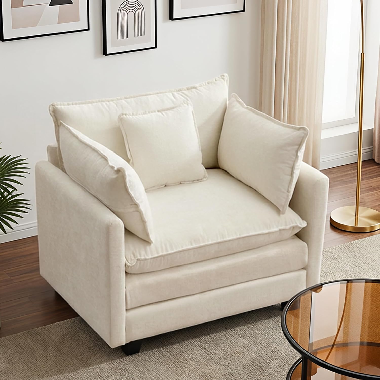 42" Cloud Modular Single Accent Chair