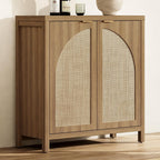 Rattan Sideboard 2 Arch Doors Storage