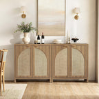 Rattan Sideboard 2 Arch Doors Storage