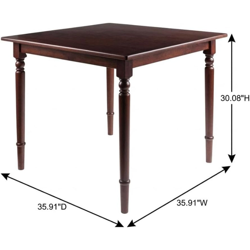 Walnut Square Dining Table