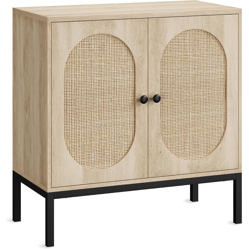 Natural Rattan Sideboard Cabinet