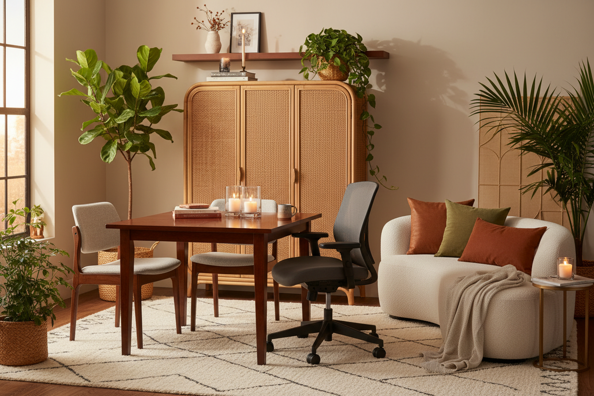 Warm & Cozy Furniture Scene